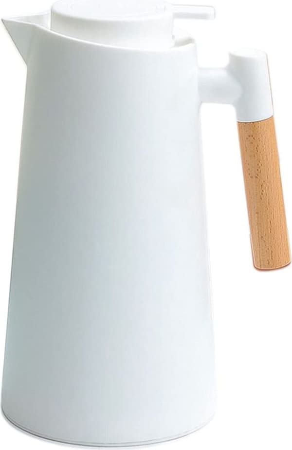 1-liters isolerad termos, dubbelväggig vakuumkaffe-/temugg