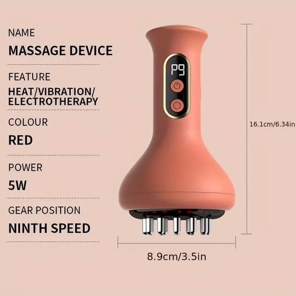 Cellulite-eliminerende massager | Opvarmet massagevibrator
