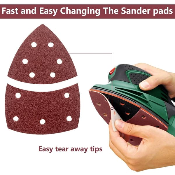 60 stykker sandpapir