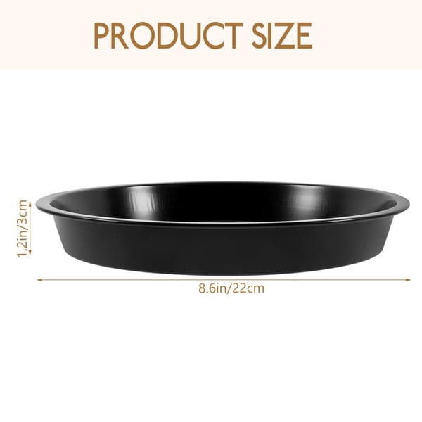 Rund bageform i kulstofstål, non-stick bageudstyr, køkkenovnsbageform