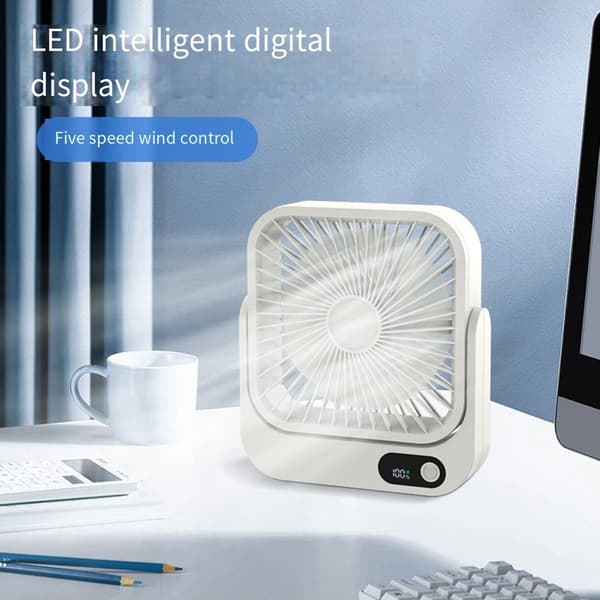 Præcisions elektrisk skrivebordsventilator med intelligente flere tilstande