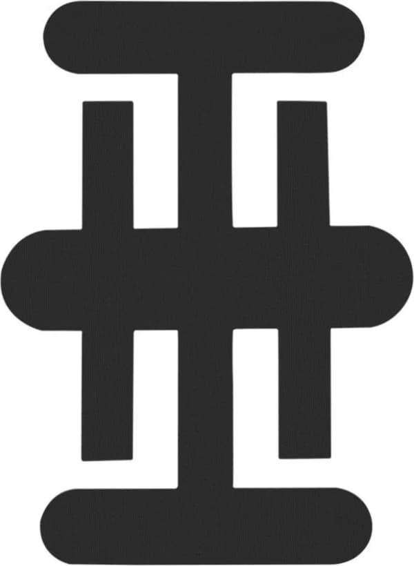 Förklippt knäkinesiologitejp - 8 stycken