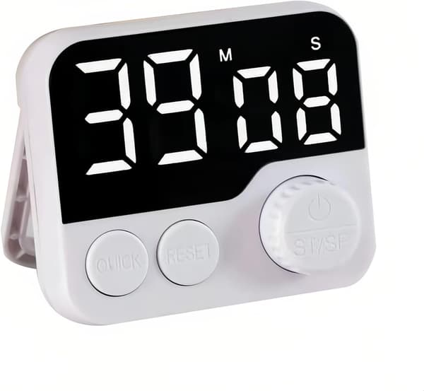Stor LED køkkentimer Digital køkkenpåmindelsestimer Nedtælling Sovevækkeur