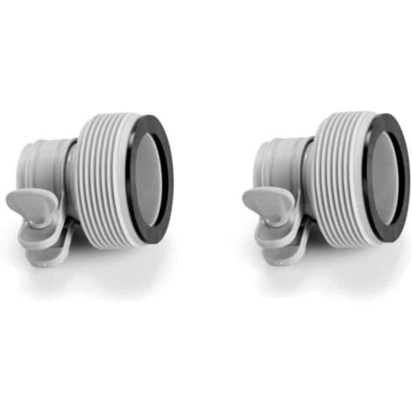 Adaptersæt til Intex Type B poolslanger. 3,2 cm til 3,8 cm erstatningsadapter til Intex Type B poolslanger.