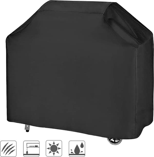 Gasgrillovertræk, WP grillovertræk (145x61x117 cm) - sort