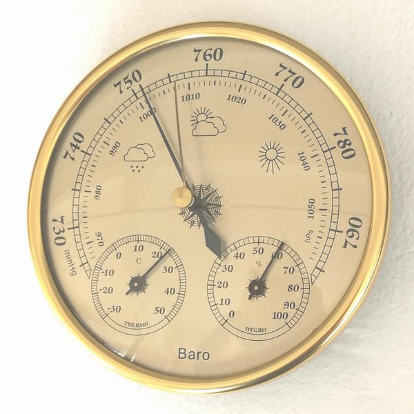 Väderstation Termometer Hygrometer Legering Väggupphängning