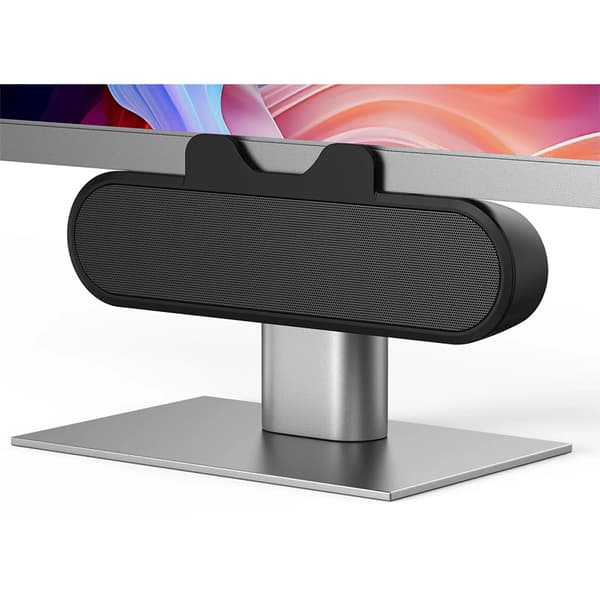 Mini bærbar højttaler, soundbar, 199*66*31 mm, USB-interface, kompatibel med bærbare computere, sort.