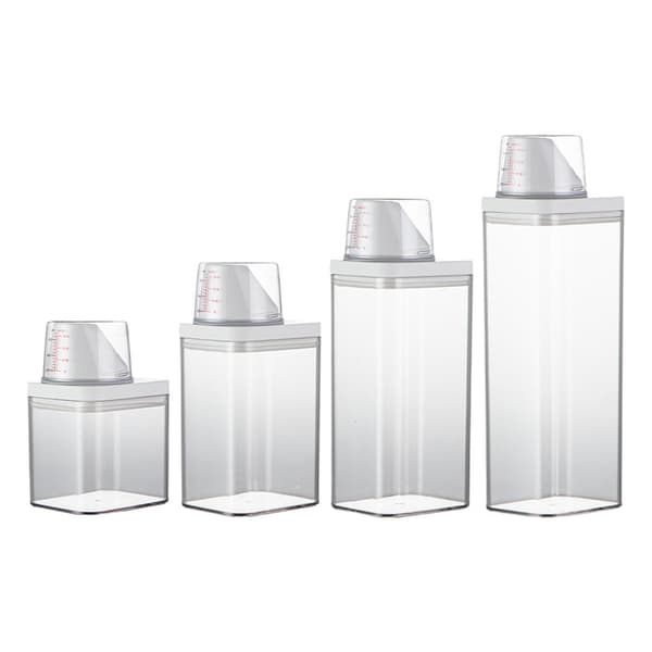 Genopfyldelige vaskemiddeldispenserflasker til flydende pulver skyllemiddel blegemiddel - 1900 ml