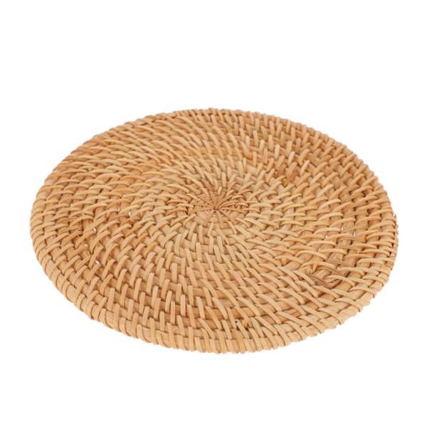 Spisebordsdekoration Vævede Coasters Isolerede Te Dekorative Tekopmåtte