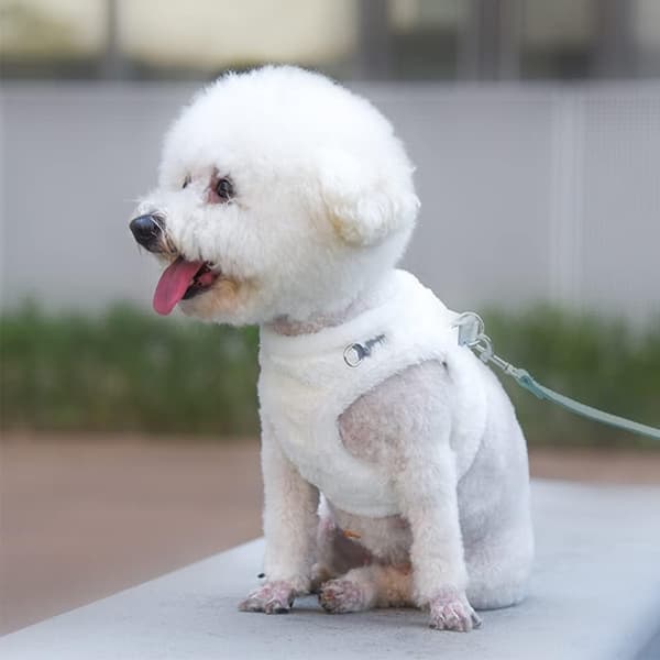 Reflekterende hundesele efterår vinter plys varm vest - XS