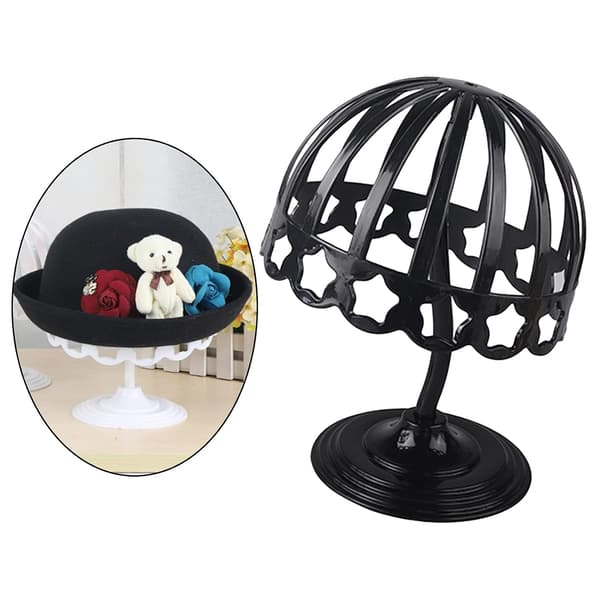 Baby parykhætte ramme, plastik, 52cm, sort