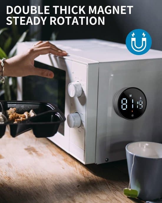 Timer, smart kökstimer, digital nedräkning och Pomodoro-timer, äggklocka, digital, perfekt för matlagning och träning.