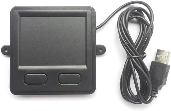 Bærbar Touchpad - USB Touchpad - Til Skrivebord - Kompakt og Letvægts - 15cm x 9cm - Sort