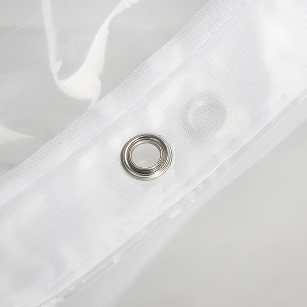 Transparenta badrumstillbehör Vattenstänkbeständig PEVA-plastduschdraperi