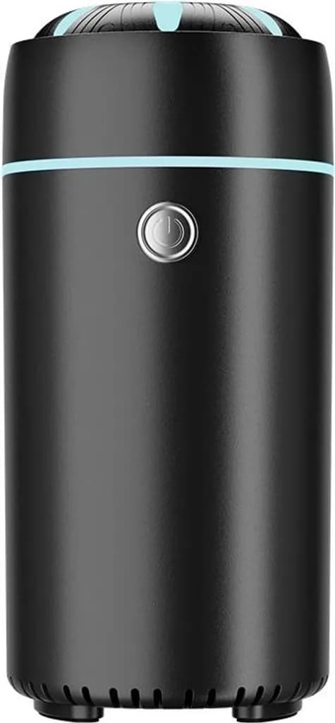 Bil/Hem Aroma Diffuser med 7-färgs LED-ljus - Svart