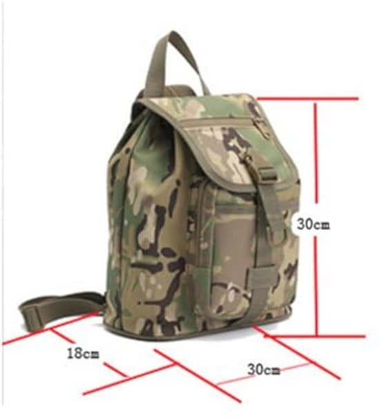 Mini børnerygsæk, perfekt til udendørs aktiviteter – vandreture, camping, trekking.