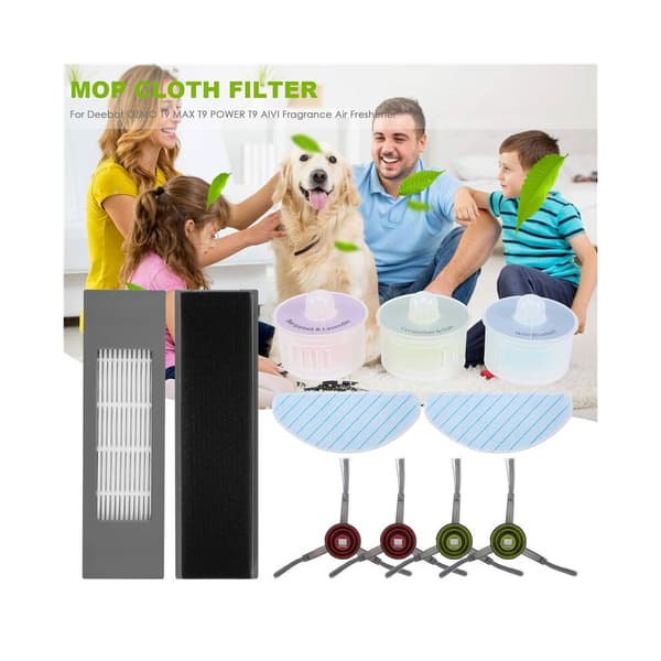 Moppekludfilter luftfrisker til DEEBOT T9 MAX T9 POWER T9 AIVI