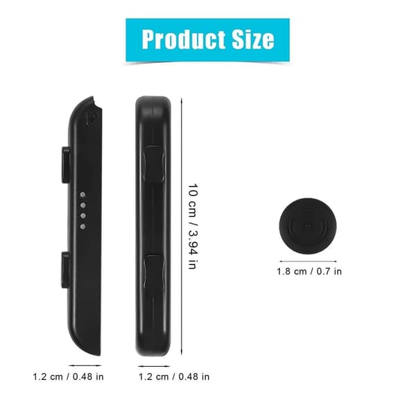 Velegnet til Joy-Con game controller grebslås, håndledsrem tilbehør, Velegnet til Nintendo Switch/Switch OLED spilkonsol (2-pak)