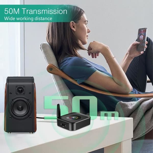 Bluetooth 5.1 -vastaanotin, Bluetooth AUX/RCA-sovitin, Bluetooth-autosovitin