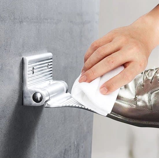 Duschfotpedal i aluminium