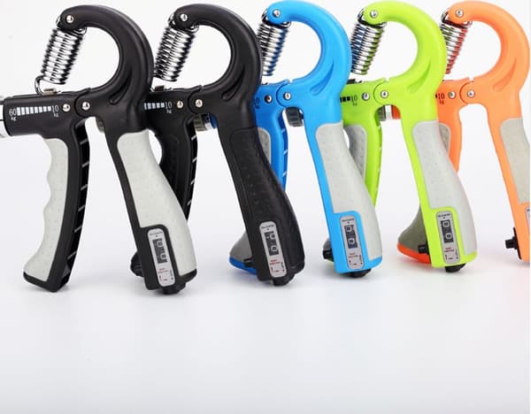 Håndtræner, underarmstræner, griptræner, 5-60 kg fingertræner 2-pak