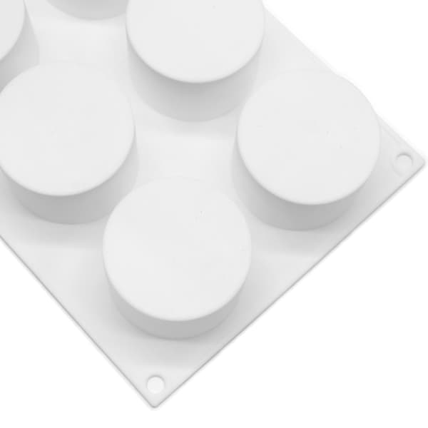 8-leddet cylindrisk silikoneform, kageform bageudstyr, håndlavet sæbe duftlysform