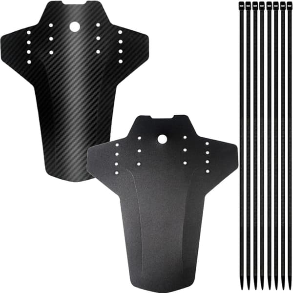 2 st svarta plastcykeldäckskydd Cykelskärm MTB