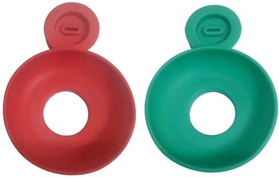 2-pack barnvänliga ispåsar i silikon med läckageskydd