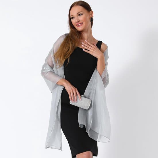Elegant chiffon tørklæde til kvinder - let og blødt