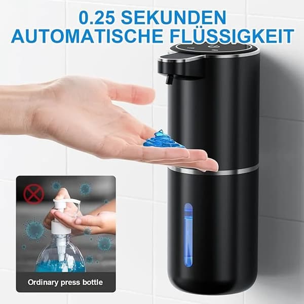 Automatisk sæbedispenser, infrarød sensor, 380 ml kontaktløs