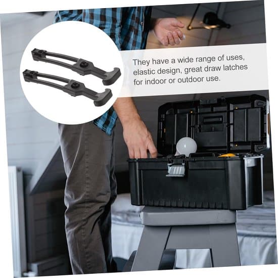 Lådremmar - Elastiska lås - Säkerhetslåda - Stötdämpande design - 4-pack - Svart
