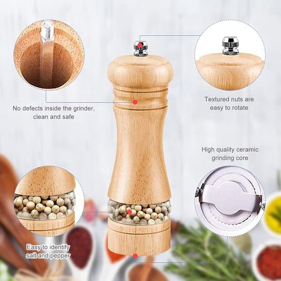 Peppar- och saltkvarnset - Pepparkvarn - Saltkvarn - Bordskvarn