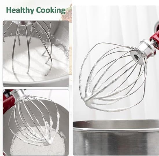 Æggepisker i rustfrit stål med 6 tråde til KitchenAid K45ww