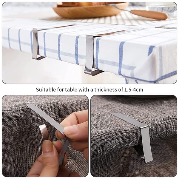 Stora dukklämmor i rostfritt stål - silver (12-pack)