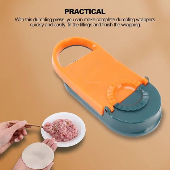 Dumpling Maker - Degform - Snabbmatlagning - 2-i-1 Design - Ej specificerad - Orange