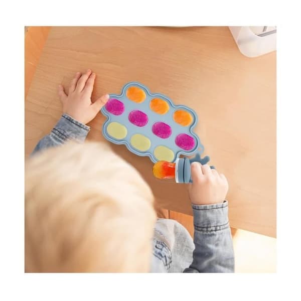 Tænder baby ispindeforme – silikone ispindeforme, velegnet til brystmælk og babymælk ispinde.