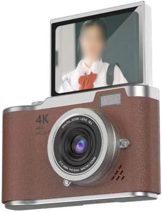 Digitalkamera - 4K - 48 MP - 8x Zoom - 6,1 cm Display - Brun