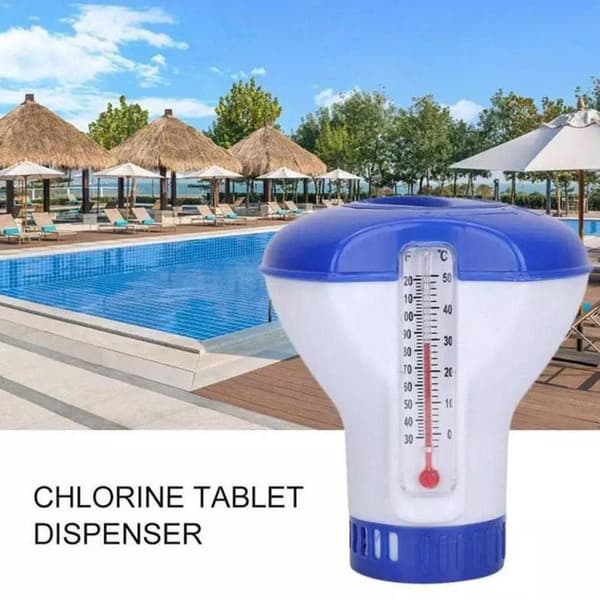 Kemikaliedispenser för pool, flytande tablett, klorinator