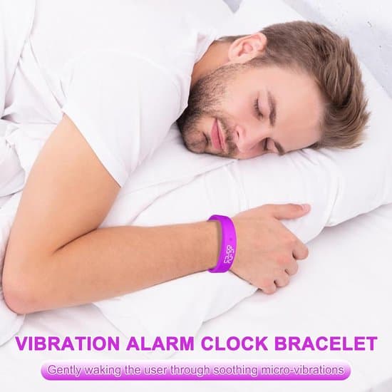 Vibrerende armbåndsur - Lydløs timer - Daglig tidsplan - Tre daglige alarmer - Ikke specificeret - Sort