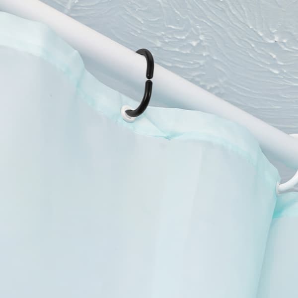 20 st duschdraperikrokar ringar plast duschring