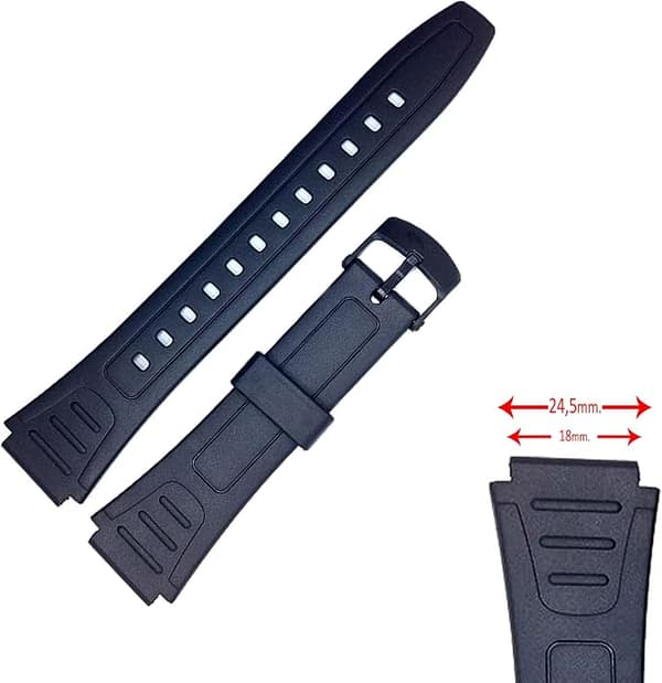 Urrem til Casio W-800H Resin 18mm Ref 738EA2 18mm 10268612