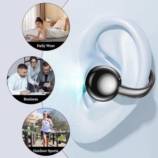 Åbent Bluetooth-headset, trådløse øreclips-hovedtelefoner, Bluetooth 5.4, støjreduktion, dynamisk equalizer, 3D-lyd