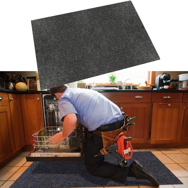 Brandsäker eldstadsmatta, halkfri brandsäker matta, brandsäker matta 100*150cm