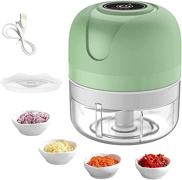 250 ml minihackare för vitlök, lök, grönsaker, ingefära och peppar