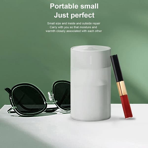 Mini luftfugter ultralyd 2 tilstande aromaterapi diffuser hvid