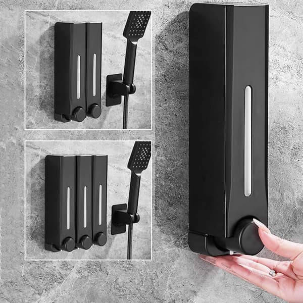 Väggmonterad tvåldispenser Badrum Schampo Duschgel Pumpflaska