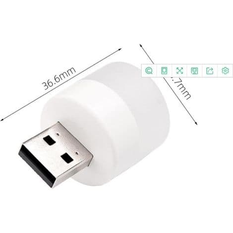 6x Små Sorte USB Bordlamper 3 Varme + 3 Hvide Øjenvenlige Læselamper