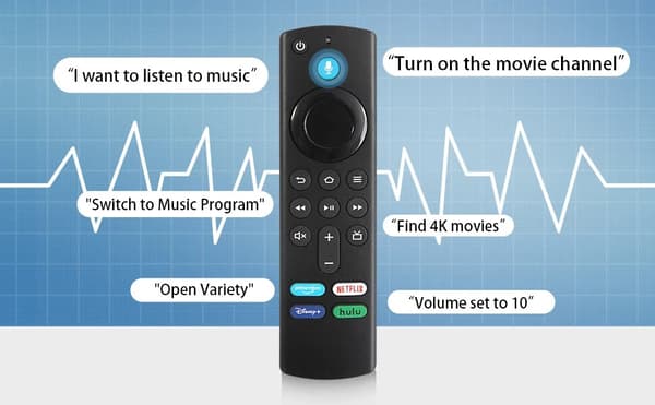 Röstfjärrkontroll Fire TV Stick Lite 4K Alexa 3:e generationen