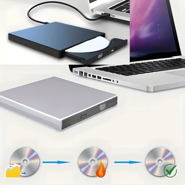 USB2.0 extern DVD optisk enhet 24x CDdvd-brännare extern CD extern optisk enhet