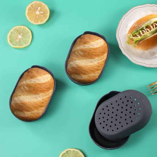 Silikonform för rostat bröd, kakor, bakning, non-stick brödform